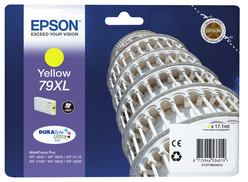 Epson Tower of Pisa Singlepack Yellow 79XL DURABrite Ultra Ink Epson Tower of Pisa Singlepack Yellow 79XL DURABrite Ultra Ink